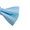 YEHMAN Men's Plain Bow Tie with Square Handkerchief in Gift