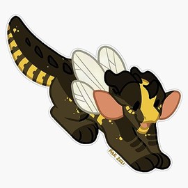 Bumblebee - Wof Wings of Fire Bumper Sticker Vinyl Decal 5"