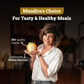  A2 Desi Cow Ghee 500ml | Traditionally Bilona-Churned, Danedar Ghee | Aromatic| NABL Lab Tested (70+ tests), Cruelty-Free | Grass-Fed | Glass Jar