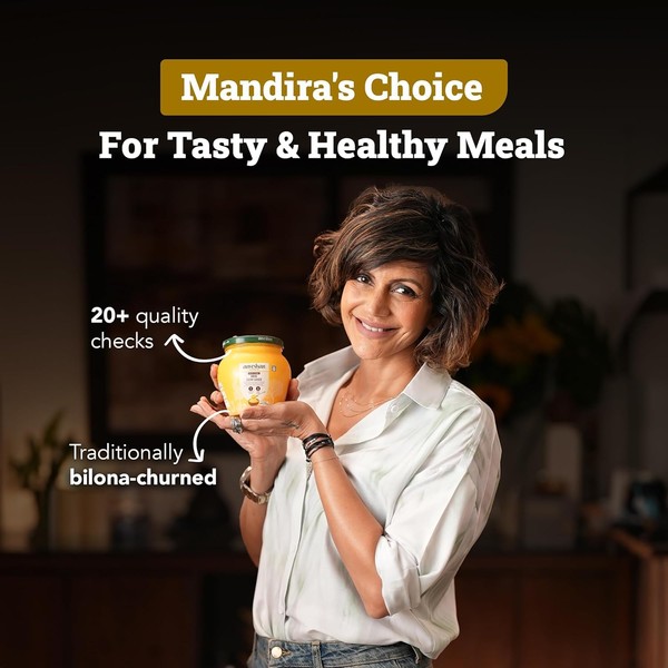  A2 Desi Cow Ghee 500ml | Traditionally Bilona-Churned, Danedar