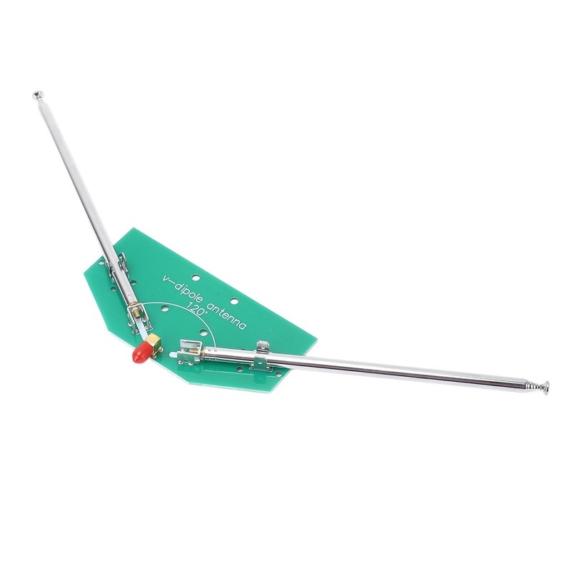 V Dipole Antenna SMA Female Interface Telescopic Antenna 78M‑415MHz FM