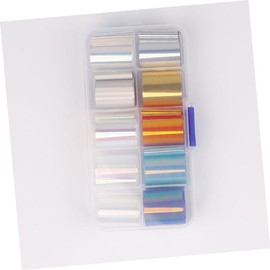 Baluue 4sets Shiny Nail Stickers for Women Manicure Decor Decals for Home and Salon Use Easy to Apply for Nail Art