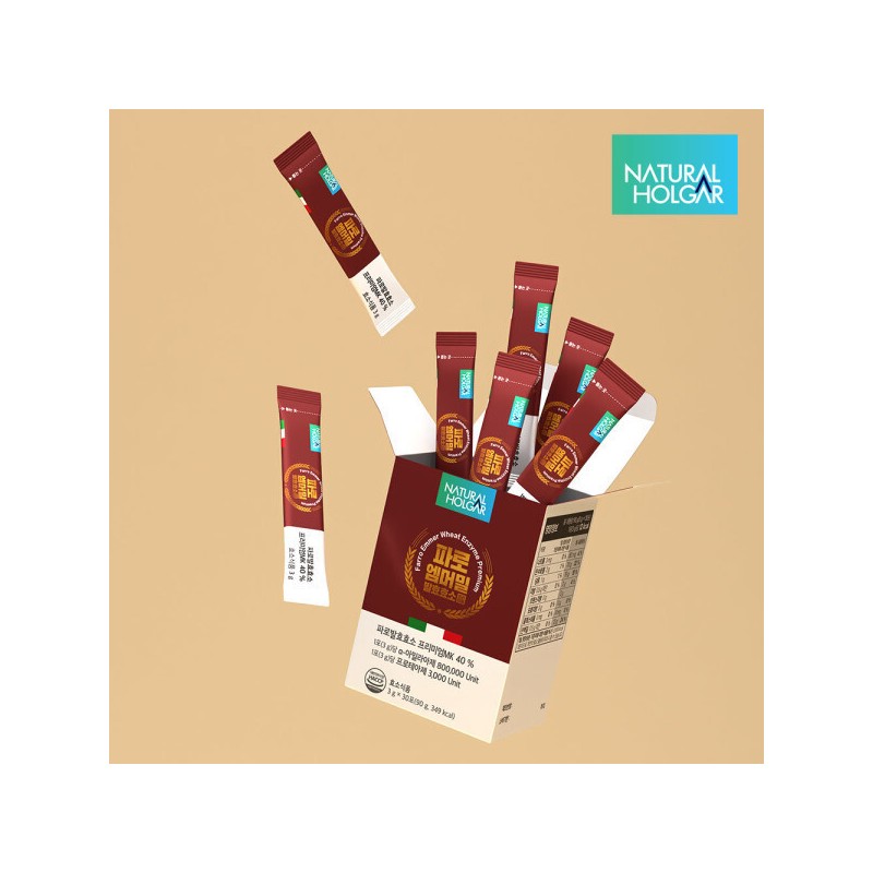 Natural Olga Farro emmermill fermentation enzyme 1 box 30 packets