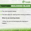 Mower Mulching Blade Compatible with 00273100, Exmark Scag 482878 481707