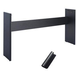 Zreephy Keyboard Wooden Stand, Wooden Furniture Stand Compatible For Yamaha P143 P145 P223 P225 Digital Pianos Keyboards (Black)