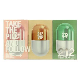 Carolina Herrera 212 Women New York Pills Gift Set 0.7oz (20ml) 212 Femme EDT + 0.7oz (20ml) 212 Vip
