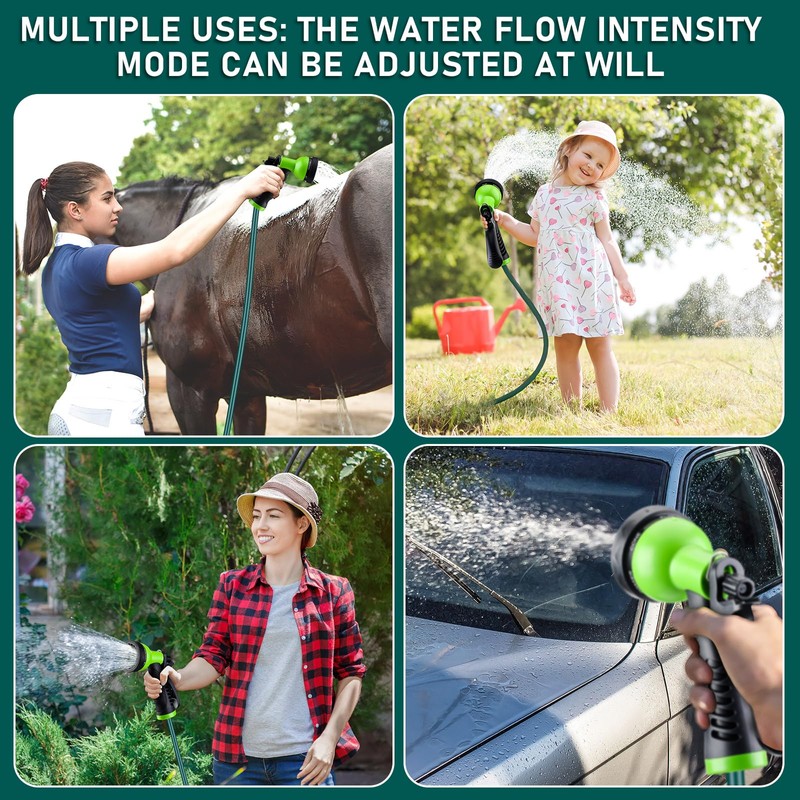 Pangda 25 Ft x 3/8'' Coil Garden Hose EVA Recoil