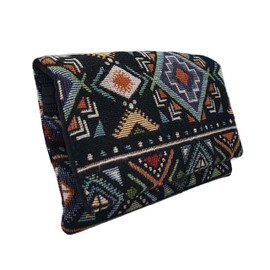 Plan B, Compact 07 Women's Purse, 15 x 9 cm, with 5 Card Slots, Multicoloured Ethnic Style, Women, Fabric (Base), Floor, Unit size, purses