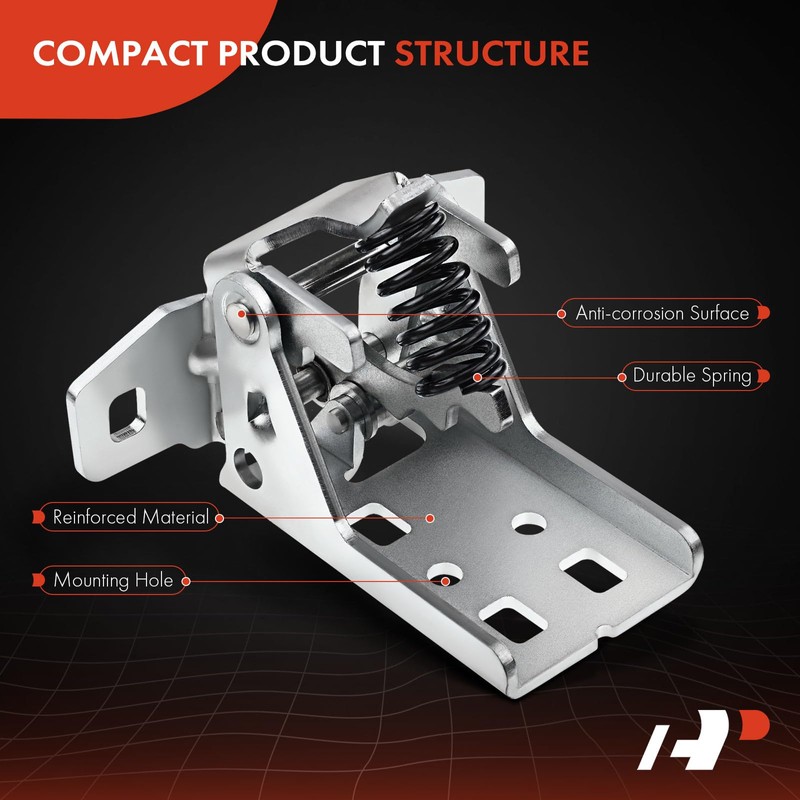 A-Premium Upper Door Hinge Front Left Driver Side Compatible with