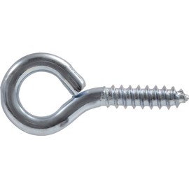 The Hillman Group 320054 .080 x 15/16" Zinc-Plated Medium Screw Eye 100-Pack