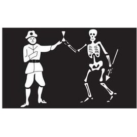 3'x5' Bart Roberts Pirate Flag