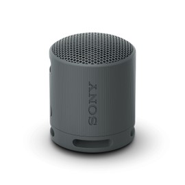 Sony SRS-XB100 - Kabelloser Bluetooth-Lautsprecher, tragbar, leicht, kompakt, Outdoor, Reise, langlebig, IP67 wasser- und staubdicht, 16 Std Akku, Trageriemen, Freisprechfunktion, schwarz