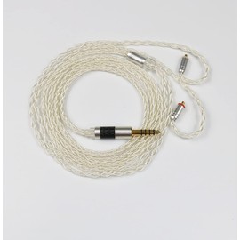 senleeor MMCX Balanced Cable with 4.4MM Plug 8Core Silver Plated Copper Upgrade Replacement Earphone Wire for Tin Audio T2 Pro T3 Shure 215 315(4.4MM, MMCX)