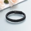 Minicremation Cremation Urn Bracelet for Ashes Urn Genuine Leather Bangles