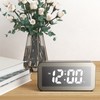 Wireless Charging Alarm Clock USB Reverse Charging LED Large Screen