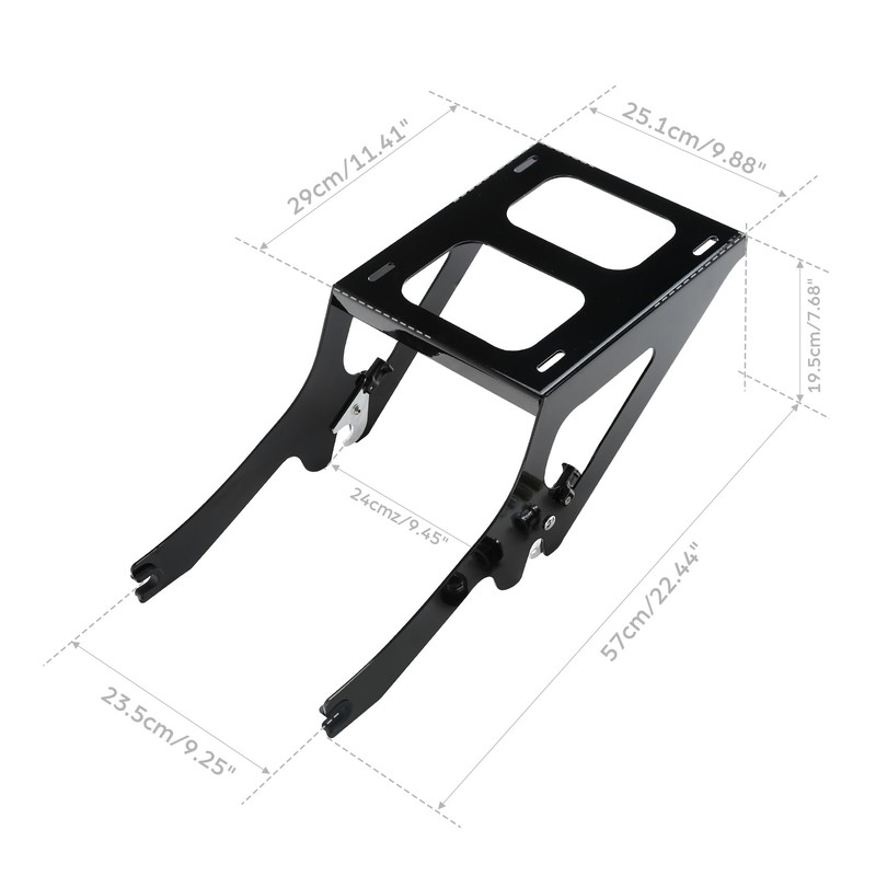2-Up Mounting Rack Bracket Fits for Harley Heritage Classic FLHC