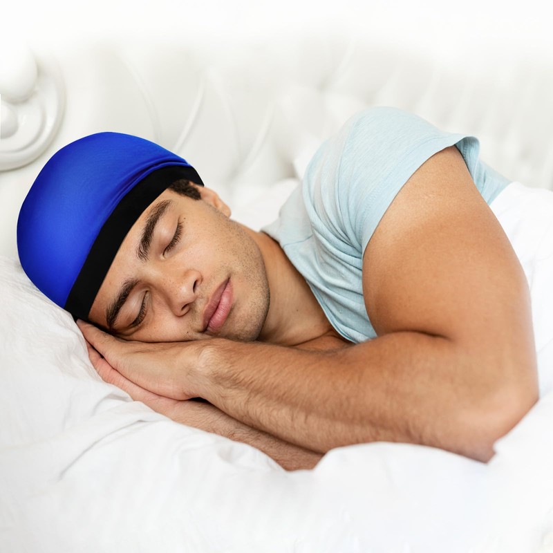 Tyqour 4pcs Stocking Caps for Men Silky Wave Cap for