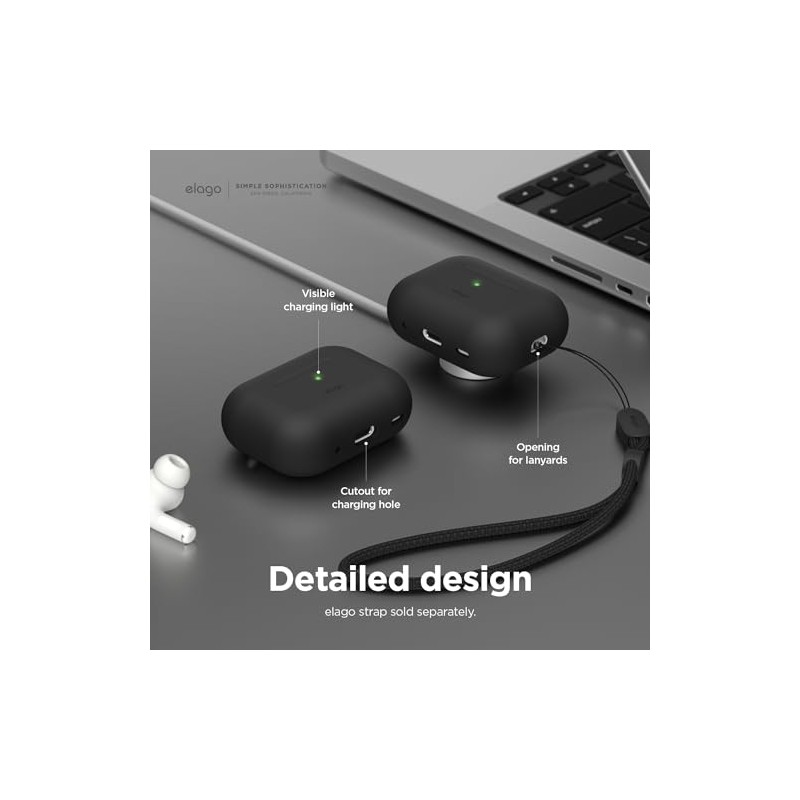 elago Funda de Silicona para AirPods Pro 2