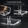 Varku 2Pcs Acrylic 6-Layer Stepped Sunglass Organizer,Clear Eyewear Display Rack