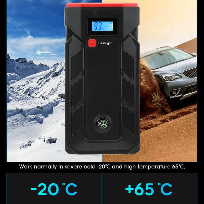 Bewinner Auto Starter Box, 12000 MAh Starthilfe 1000 A Tragbares