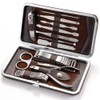 Men Manicure Grooming Set Kit Nail Clipper Leather Case Hot