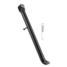 Motorcycle Kick Stand, Steel Alloy Motorbike Foot Side Support Stand Dirt Bike Side Kickstand 12in Kick Stand with Spring for SDG SSR Dirt Pit Bike other other