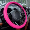 Spurtar Hot Pink Car Steering Wheel Cover Women, Hot Pink
