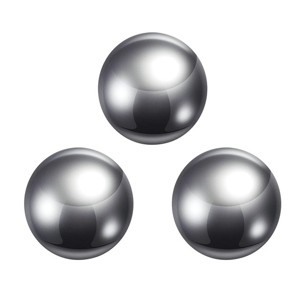 sourcing map Pack of 3 Ball Bearing Balls, 30 mm
