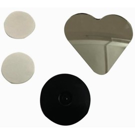 Betherioa 2Pcs Heart Blind Spot Car Mirrors Universal Fit Cars, SUV, Trucks, RVs