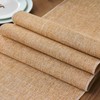 Table Runner Wood Colour Hessian Style Farmhouse Long Rustic Dining