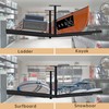 TRUSOON Double Kayak/Ladder Ceiling Storage Rack, Hi Port 2 Ladder