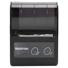 Zerodis Blue Tooth Thermal Receipt Printer Portable Ticket Pass Bill Mini Label Machine for MPT II 200dpi 3 5 inches sec for estaurant Sales Kitchen Retail (US Plug)