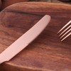 Bisda Copper Silverware Set, 20 Piece Premium 18/8 Stainless Steel