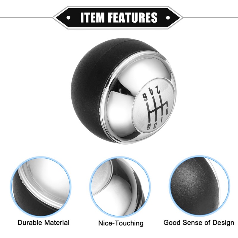 VekAuto 6 Speed Manual Gear Shift Knob Compatible for Mini