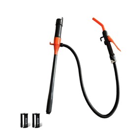 2025 Upgrade Portable Power Battery Pump, Battery Operated Electric Siphon Pump, Gas Pump for Gas Can, Extended Hose Fuel Transfer Pump, Portable Hand Fuel Pump for Gas, Fuel, Diesel, Water Transfer