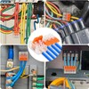 BASECONEX Pack of 75 Cable Connectors with Lever Coupling 2/3/5
