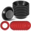 Meanplan Pie Dish Set Including Mini Pie Pans Nonstick 5