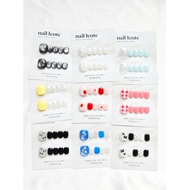 Choose 1 of 9 Nailente handmade paddy tips - design 9 / 네일렌테 수제 패디팁 9종 택 1 - design 9