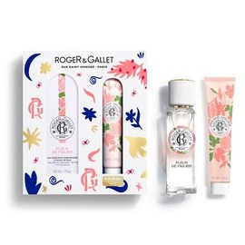 ROGER & GALLET | Fig Blossom Gift Set | 1 fl oz Wellbeing Fragrant Water | 1 oz Hand & Nail Cream | Limited Edition