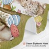 Easter Shower Curtain Bunny Easter Eggs Tree Shower Curtain for