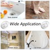 100pcs Mesh Sink Strainer, Stainless Steel Slop Basket Filter Trap,