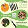 46-Piece Stainless Steel Fruit Carving Tools Set - Professional Watermelon
