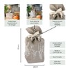 Helen Round Plastic Free, Reusable Natural Linen Bread Bag With