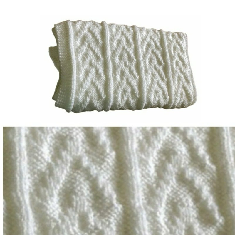 Knitting Patterns for Baby Blankets x 2, Building Blocks &