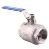 DERNORD Stainless Steel 304 Ball Valve, 2-Piece Full Port Heavy