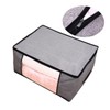 iplusmile Non-woven Storage Bag Foldable Light Grey Organizer for Quilts