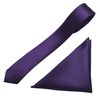 Caprilite Mens Neck Tie and Pocket Square Handkerchief Set Hanky