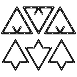 MoyanSuper 6-Pack Pool Ball Rack Set Magic Rack Sheet Billiards Ball Holder -Triangle Rack Pool Cue Accessories for 8-Ball, 9-Ball & 10-Ball Games