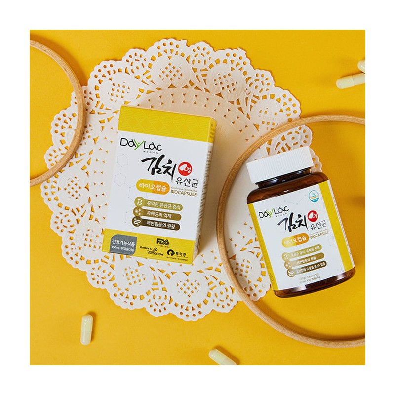 day rock Biorhythm Kimchi Lactobacillus Biocapsule 80 Capsules 40 Days