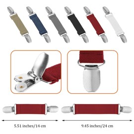 Gjinxi Cinch Clips Dress Clips Vintage Back Cinch Set 5.5inch Retro Waist Cincher 6PCS Sweater Clothes Shawl Retro Cardigan Collar Clip Travel Hat Dress Shirt Brooch Clip for Women Decor